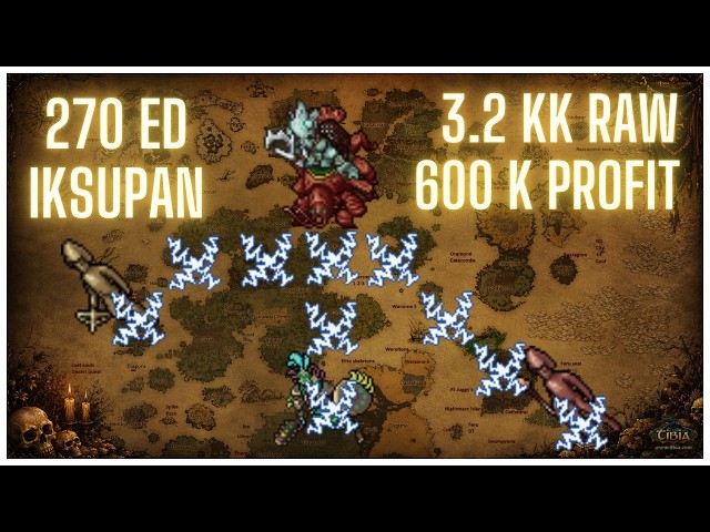 Iksupan Last Stand - 270 ED - 3.2kk raw - 600k profit - #tibia