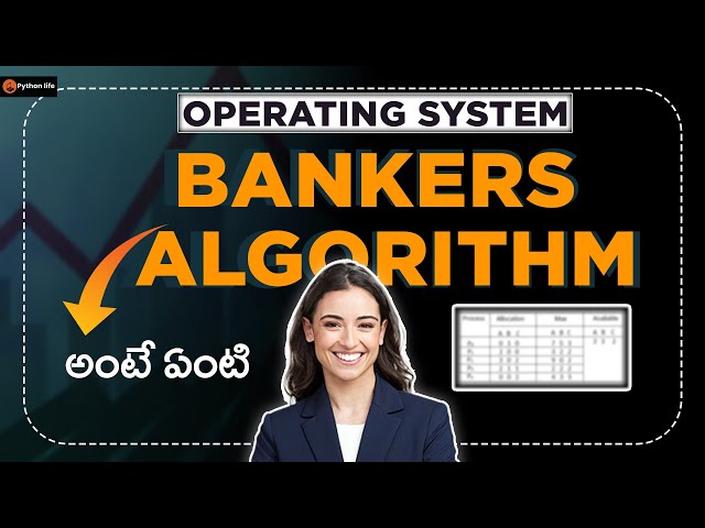 Bankers algorithm in os | operating system in tutorials in telugu