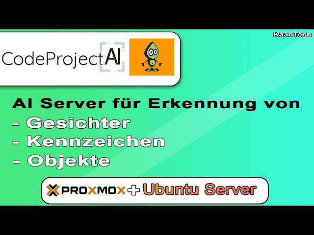 Codeproject AI Server installation with Proxmox and Ubuntu