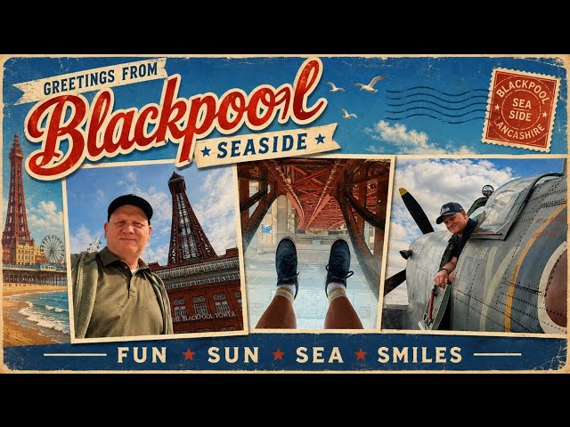 1940s weekend 2026 at lytham st annes, sitting in a spitfire and a trip up Blackpool tower.