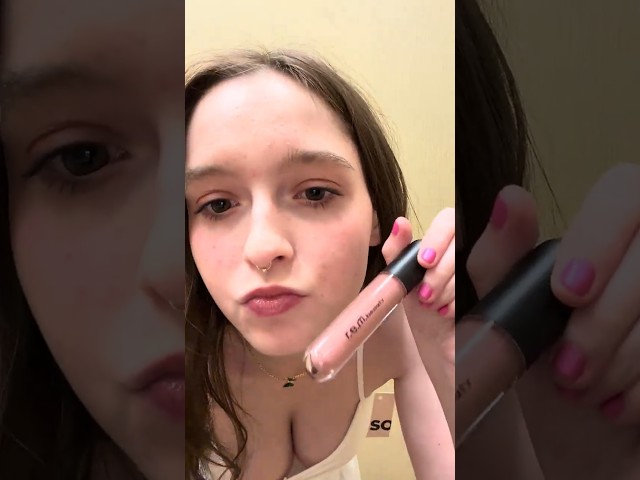Trying the new r.e.m. beauty lip gloss