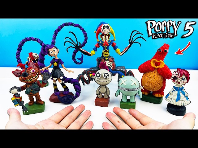 Making All new Poppy Playtime Chapter 5 characters (Prototype) with clay