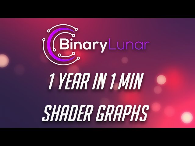 1 Year of Unity Shader Graphs in 1 min