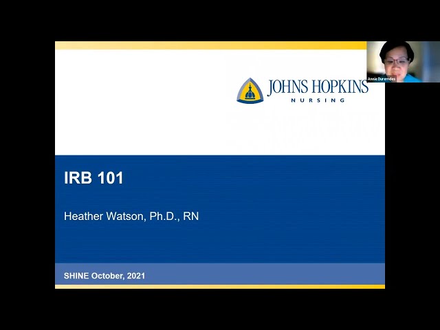 2021 SHINE Conference | IRB Basics