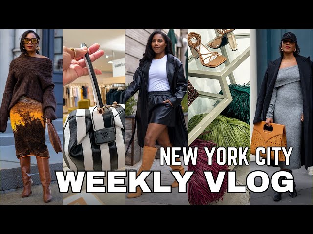 of course I ended new york fashion week with shopping & a haul ❤︎