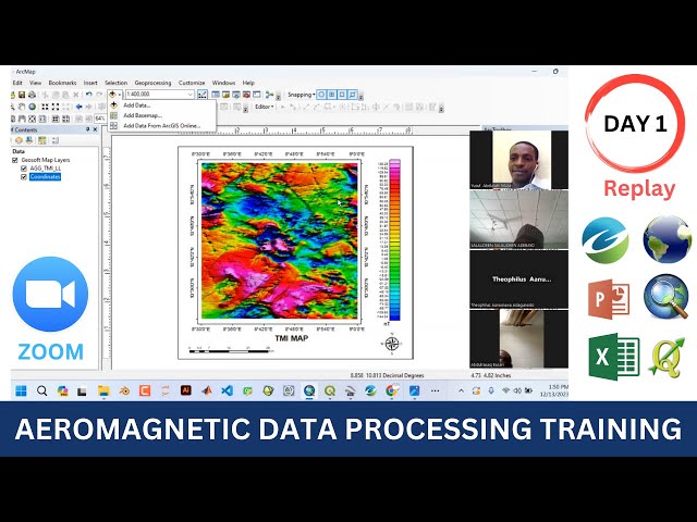 [Day 1] Aeromagnetic Data Processing Training - Replay
