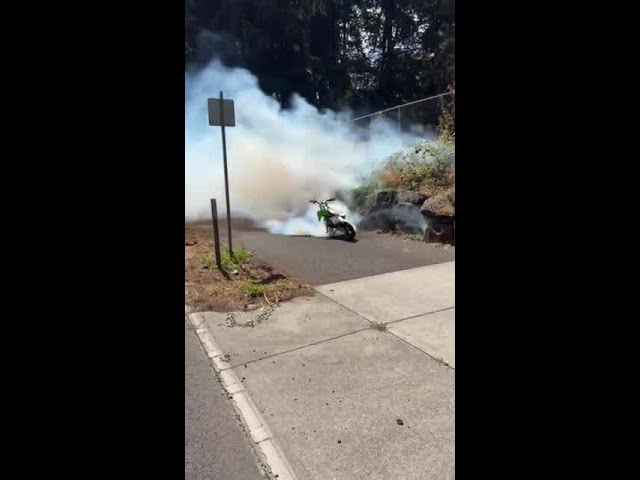 Video shows E-bike's lithium-ion battery catching fire after Milwaukie crash