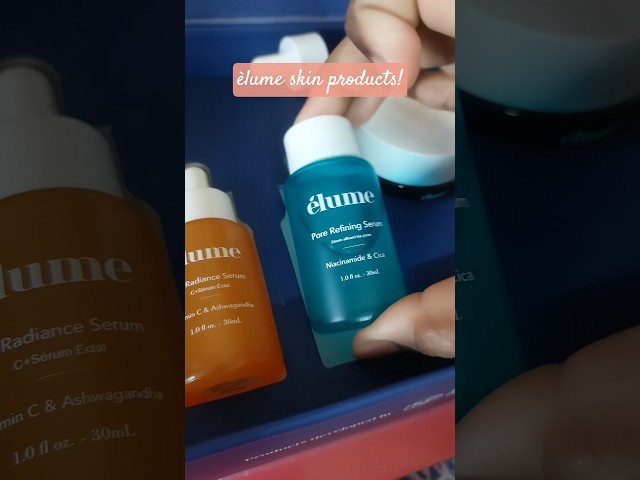 èlume Skin Products...! #unboxing  #aesthetic #skincare