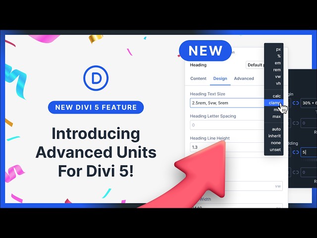 Introducing Advanced Units For Divi 5 (Including CSS Functions & Variables)