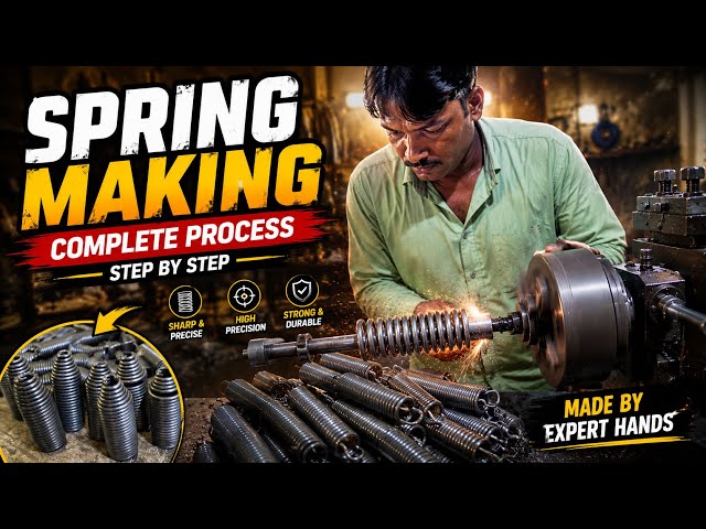 So Satisfying Spring Making Process | Master Craftsman at Work (Live)