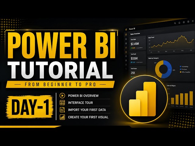 Day-1: Power BI Tutorial for Beginners