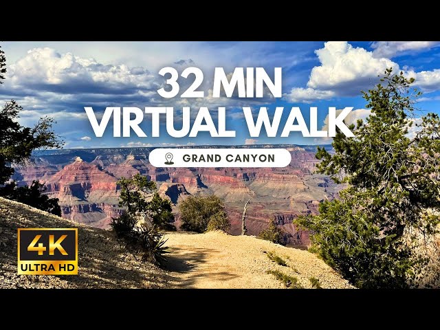 [4K] Grand Canyon Virtual Walk | Treadmill Entertainment