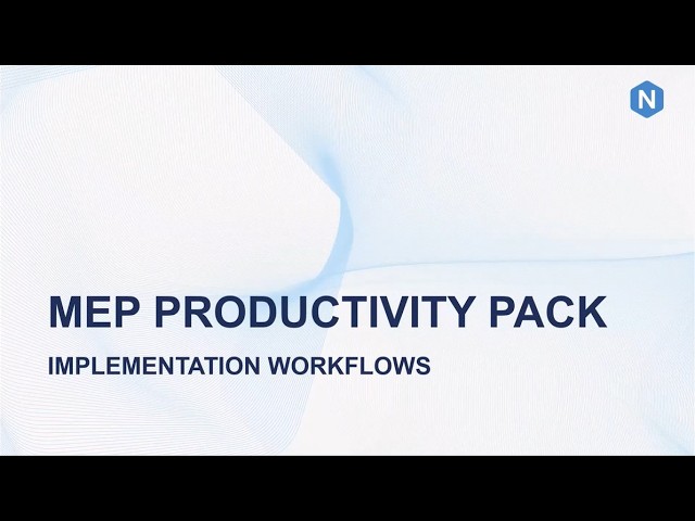 MEP Productivity Pack Implementation Workflows