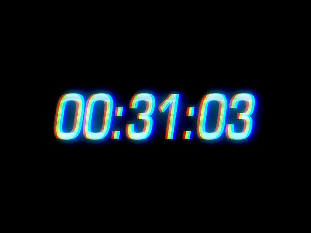Countdown real time one minute