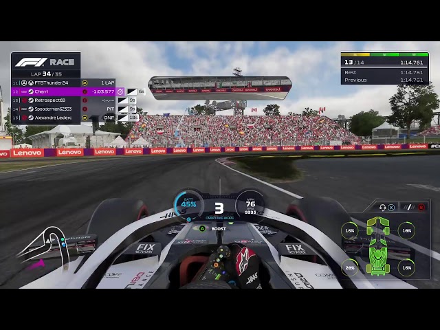 🇨🇦 DRC F1 SEASON 15 | ROUND 10 | MONTREAL GP | LIVE 🏁