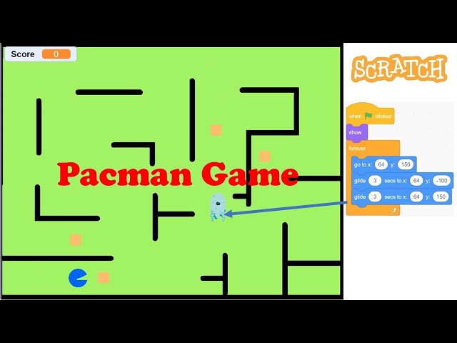 How To Code EASY PACMAN Game On Scratch In 12 MINUTES | Tutorial for Beginners!