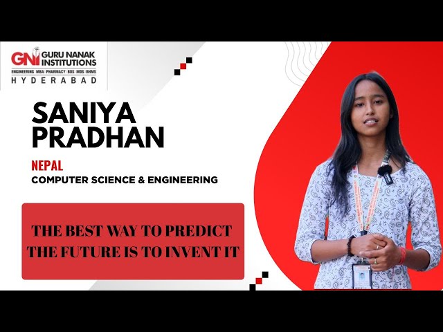 B.Tech Computer Science Engineering Student Testimonial Video || ‪@GuruNanakInstitutions