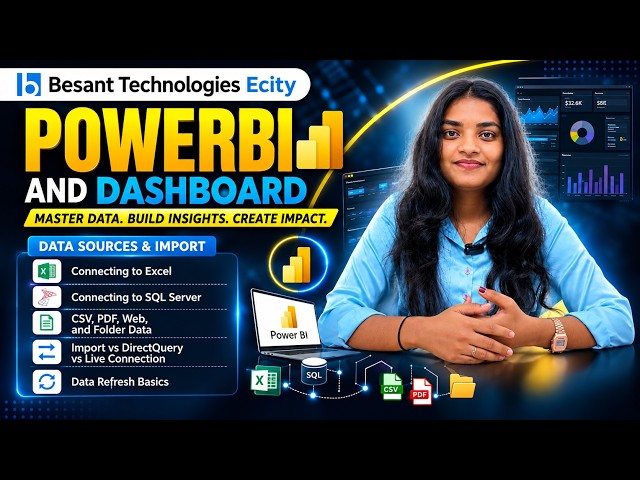 Power BI Data Sources Explained | Connect Excel, SQL Server, CSV, PDF & Data | Power BI Tutorial