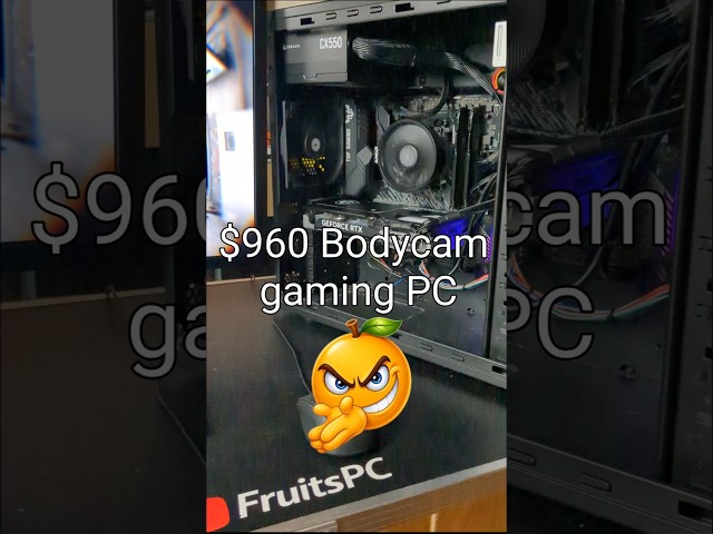 $960 Bodycam gaming PC🔥🙏🏻📸💯🎉⚡🔨👍🙏🏻
