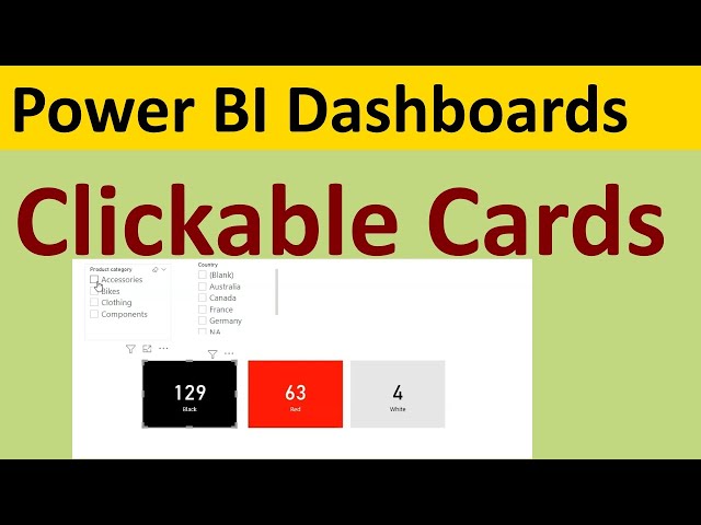 Clickable cards in power bi using sync slicers & bookmarks -04