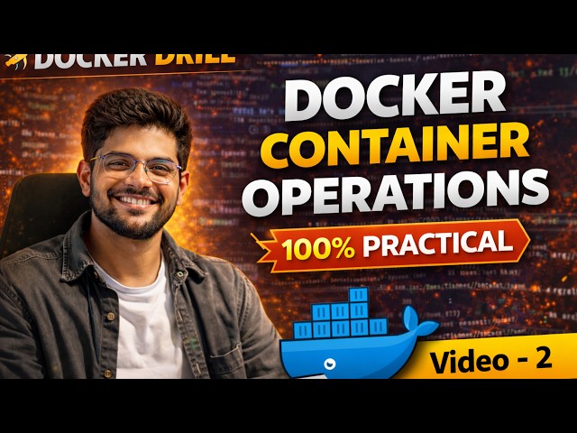 Docker Drill Day-2 🔥 | Master Containers, Images & Repos in ONE Video | DevOps Zero → Hero