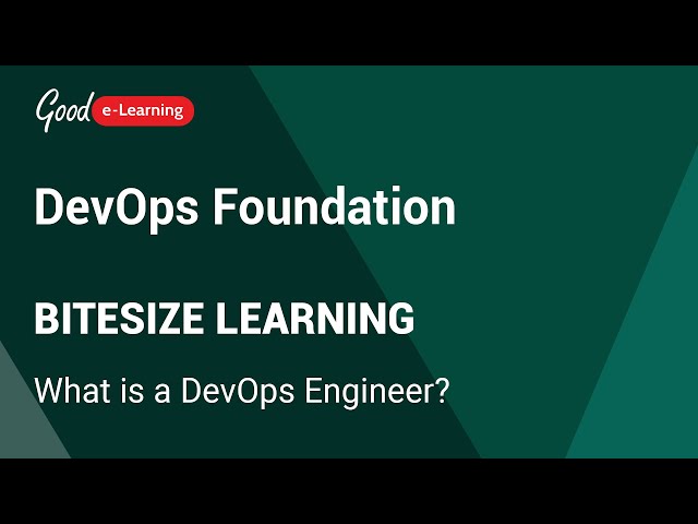DevOps Bitesize Learning: What is a DevOps Engineer? (DevOps tutorial)