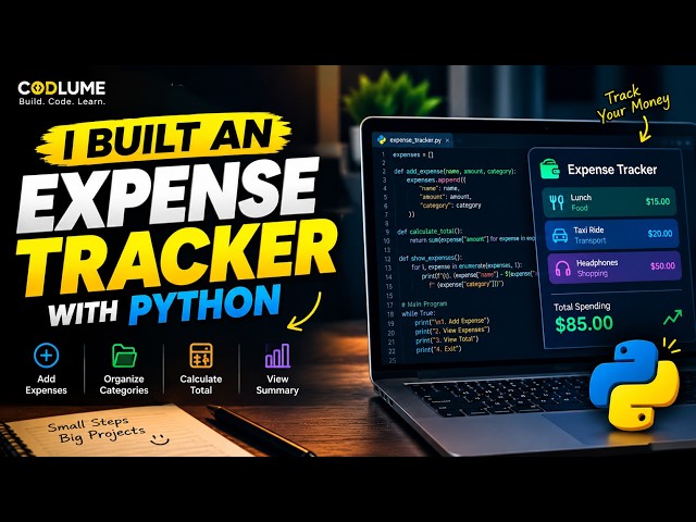I Built an Expense Tracker with Python