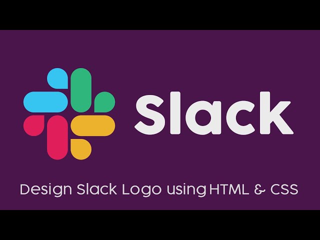 CSS Slack Logo - How to Design Slack Logo Using HTML & CSS