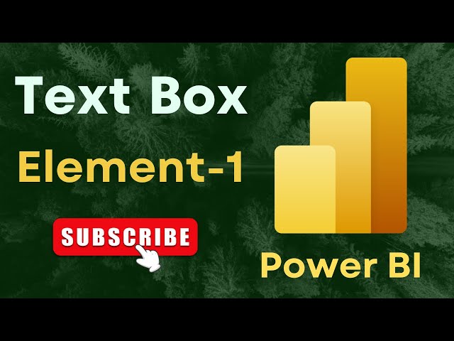 Text Box in Power BI | Power BI Latest 2024 | Elements | #dataeduworld | S2V29