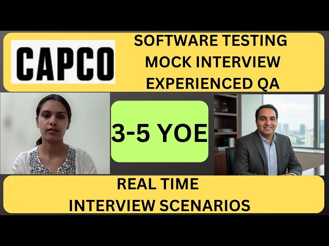 Software Testing Interview Questions and Answers| Manual Testing Mock Interview for Experienced