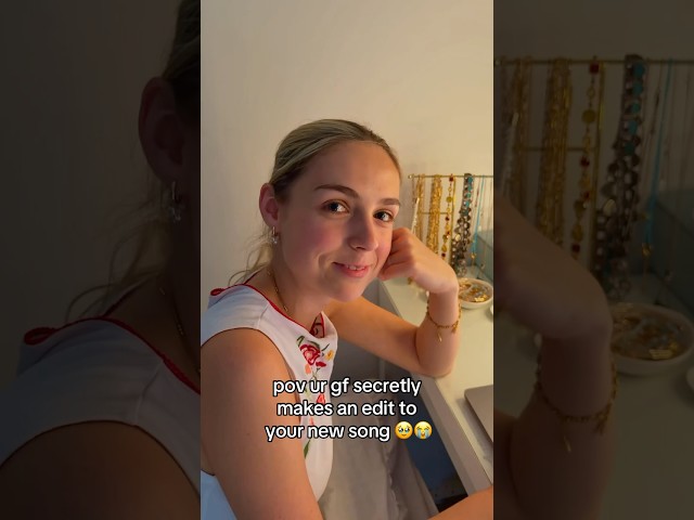 she made an edit to my 🌶️ song... 🤭