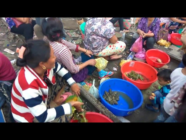 Market in Railway Track near Dimapur Railway Station in Nagaland