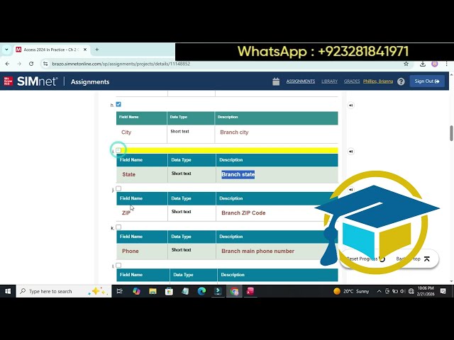 Access 2024 In Practice - Ch 2 Guided Project 2-1 |Access 2024 In Practice - Ch 2 Guided Project 2-1