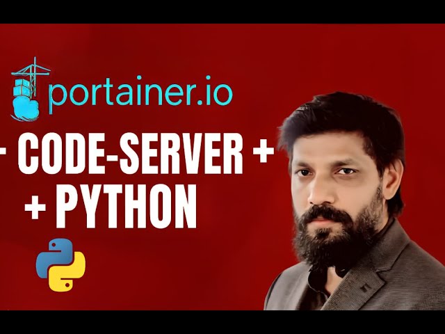 How To Run Python inside Code-Server Docker Container Manage Via Portainer.io