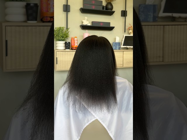 Not every stylist cares about hair care before hairstyling so now we start over.