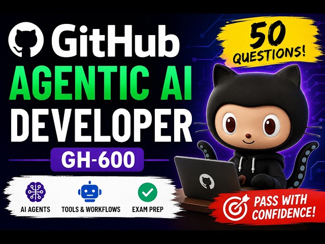 GitHub Agentic AI Developer GH-600 Exam Prep | 50 Practice Questions