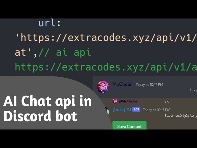 Create an ai like Chat GPT on a Discord bot | اقوى api مثل Chat GPT
