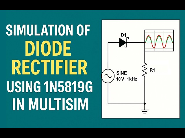 Simulation of Diode Rectifier in Multisim #diode #multisim