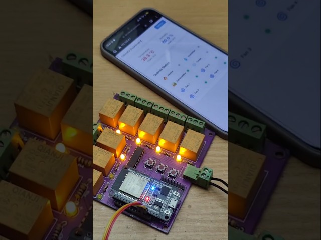 WiFi Climate Controller  #kiyanislab #jlcpcb #esp32project #automation