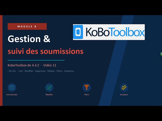 KoboToolbox: Managing and Correcting Your Collected Data