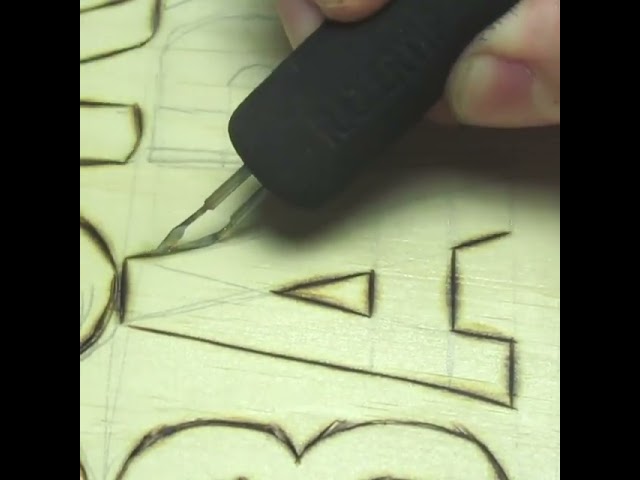 Satisfying Pyrography Wood Burning #art #calligraphy #drawing