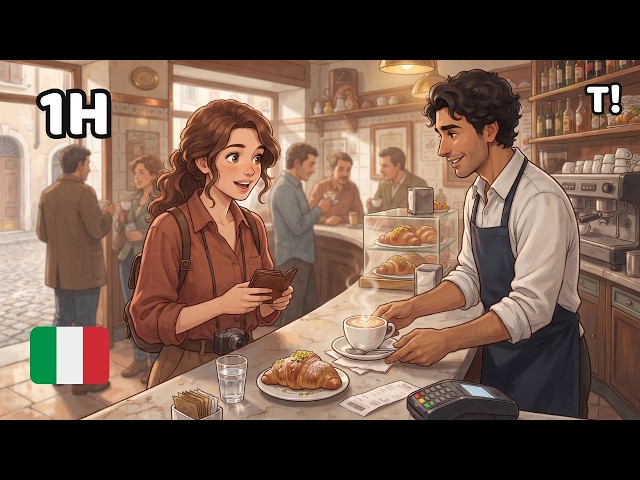 1 Hour of Italian Dialogues for Tourists | Real-Life Travel Italian (A1–A2)