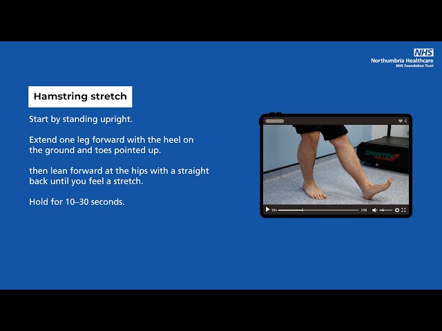 Hamstring stretch