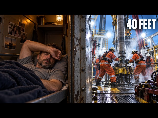 How Oil Rig Workers Sleep 40 Feet From a Drill Floor That Never Stops