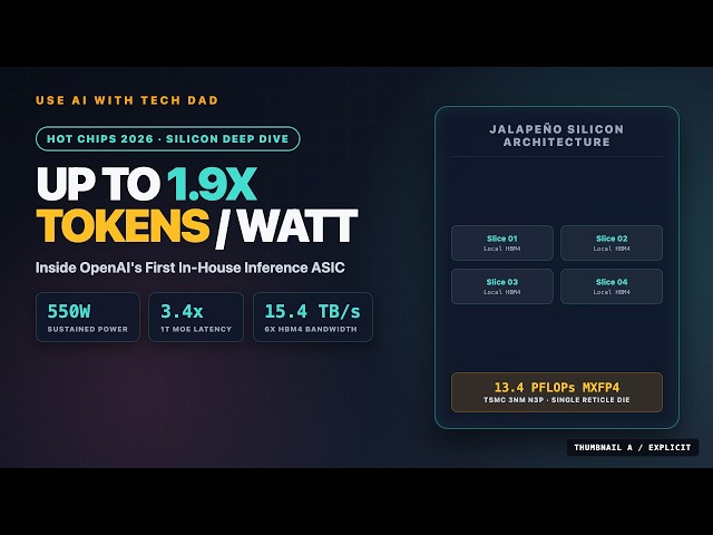 Inference Is a Power Problem: Inside OpenAI's Own Chip - Jalapeño