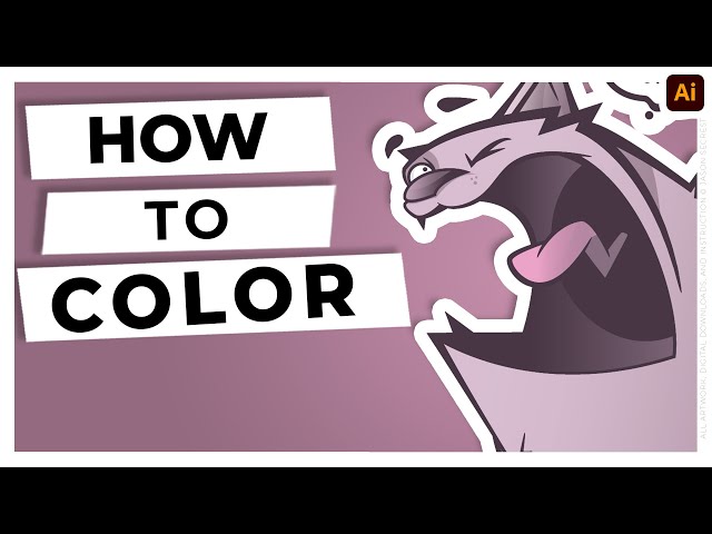 Easy Adobe Illustrator Coloring Tutorial
