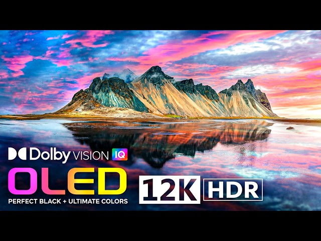 12K HDR 60FPS | World Greatest Timelapse Experience | Ultimate OLED TV | Dolby Atmos • IMAX Enhanced