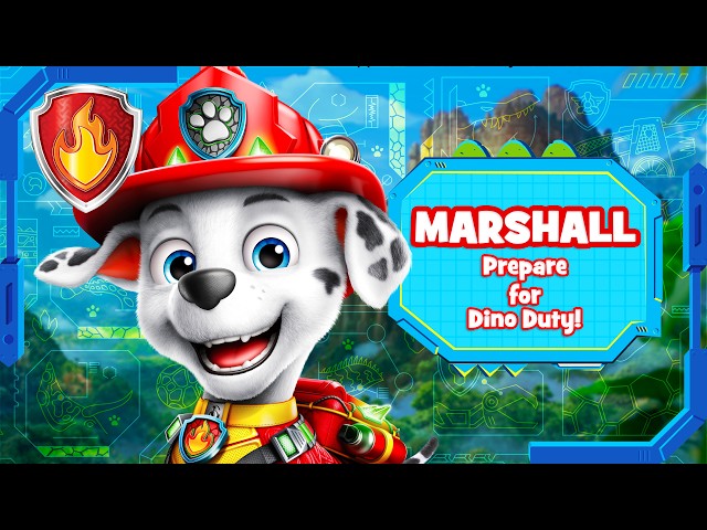 PUPS ASSEMBLED: Marshall Reports for Dino Duty! | PAW Patrol | Compilation