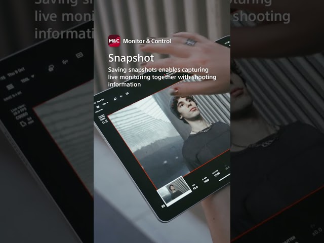 Snapshot | Monitor & Control | Sony | Creators' Cloud #shorts