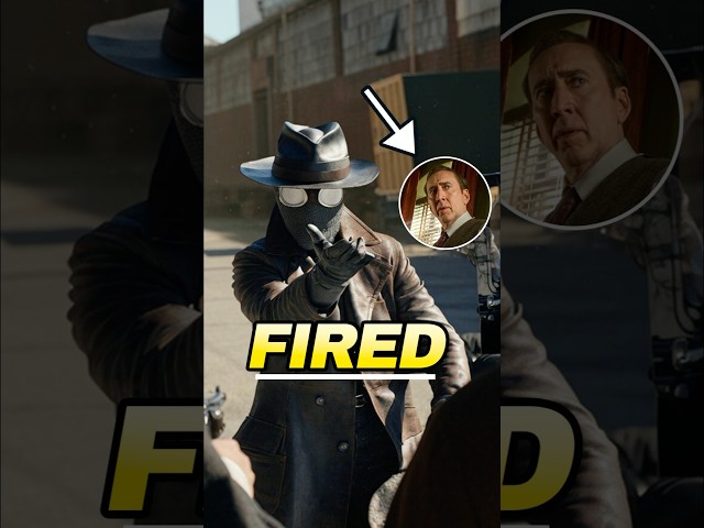Nic Cage FIRED : Spider-Man Noir